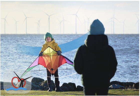 Investing in renewable energy - windpark fryslan, 2 kids